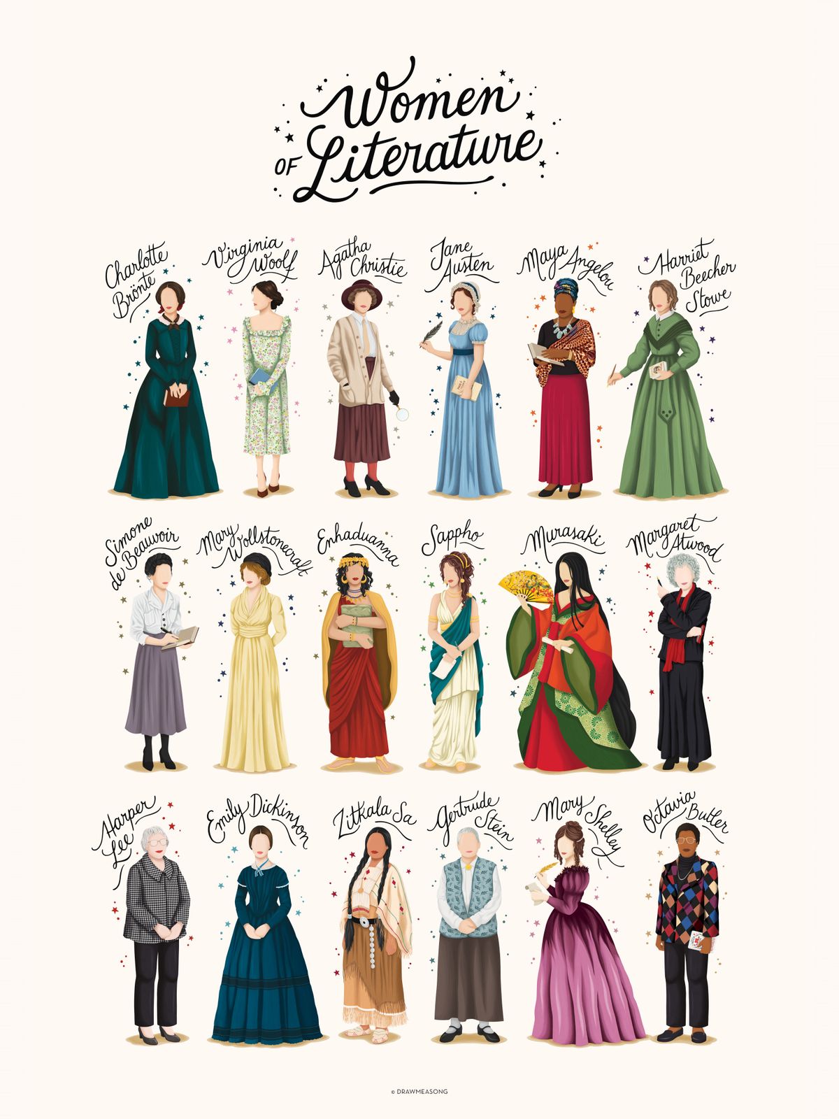 Poster - Women of Literature