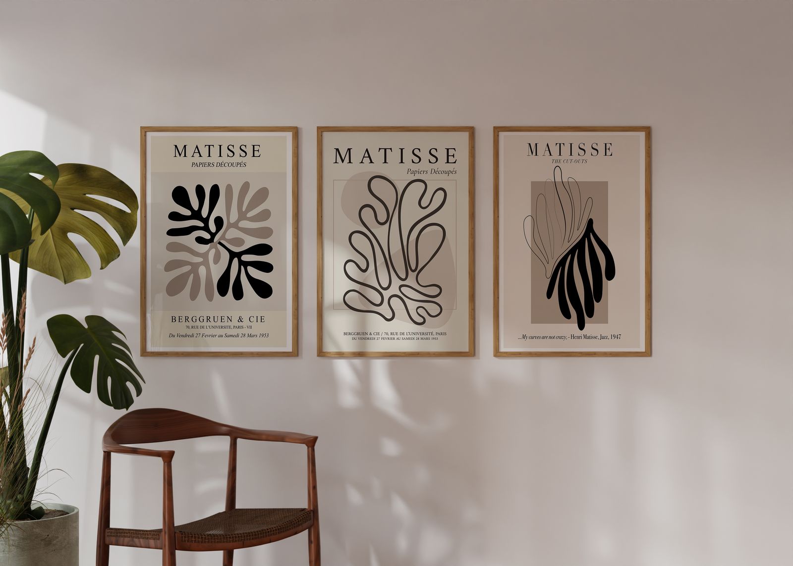 Poster - Matisse Cut-Outs / Set of 3