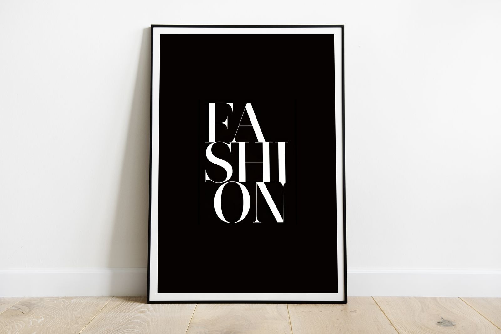 Poster - Fashion Typography