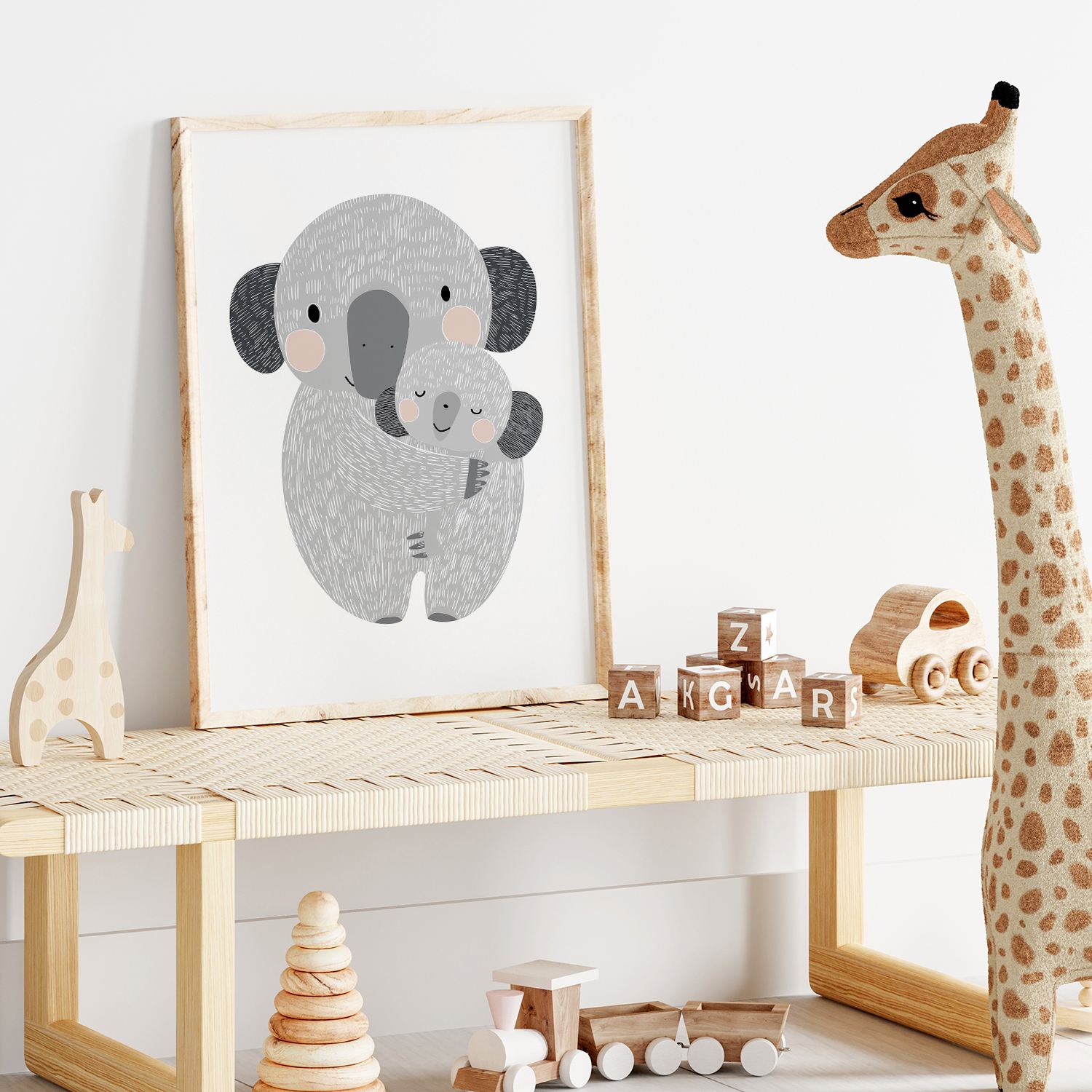 Poster - Koala Family