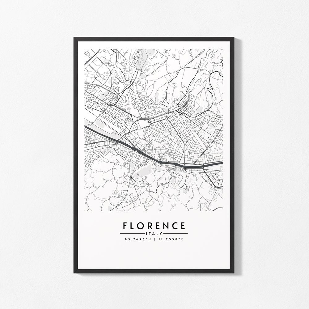Poster - Florence Map Italy