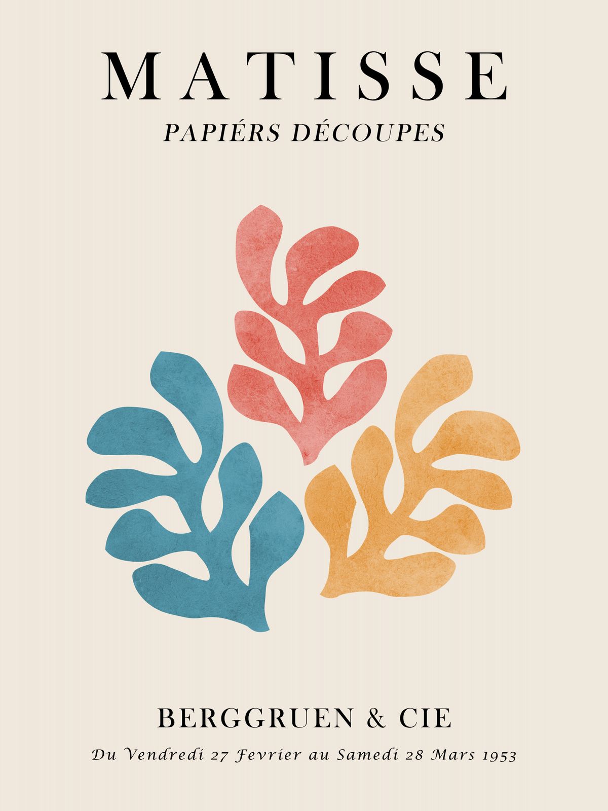 Poster - Matisse Papiers Découpés