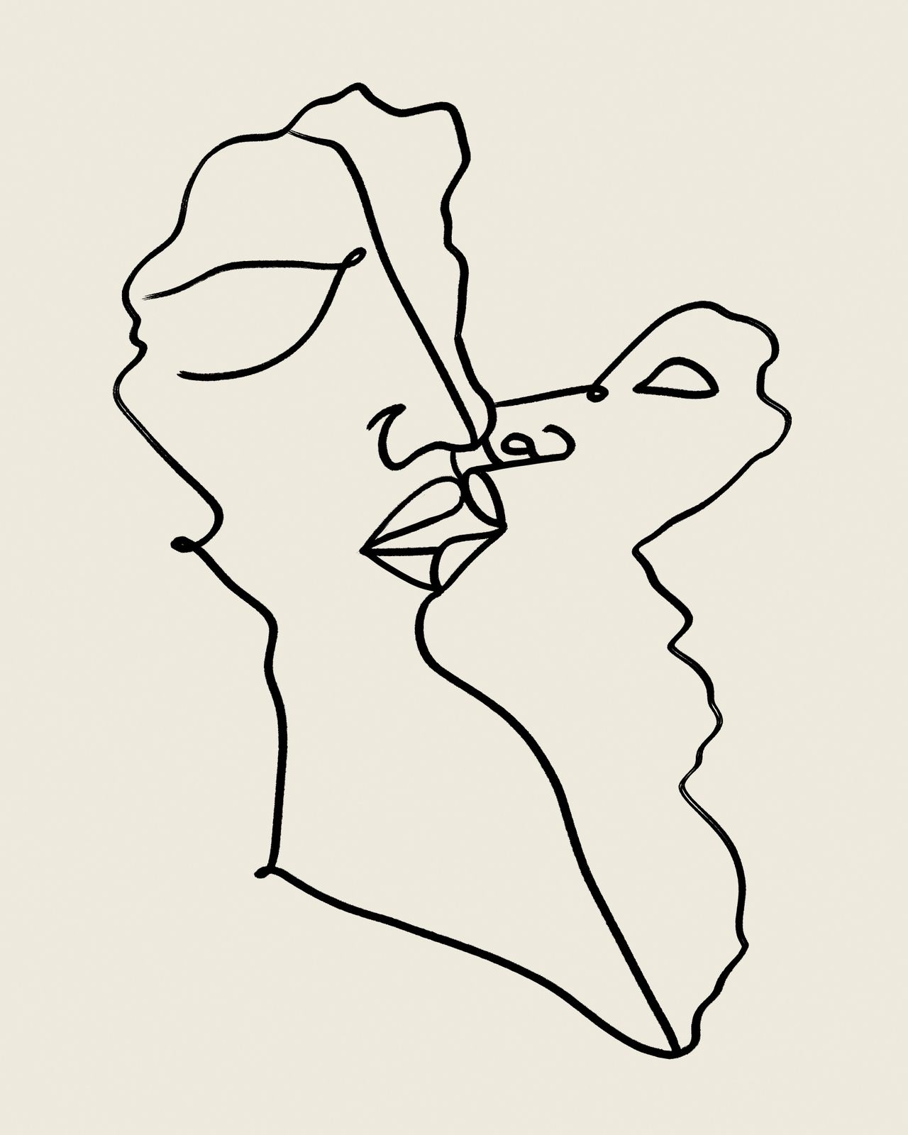 Poster - Abstract Line Art