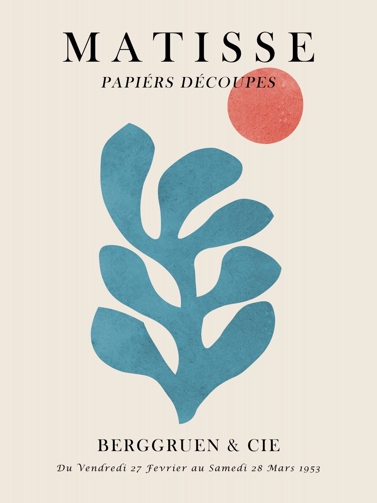 Poster - Matisse Papíers Découpes
