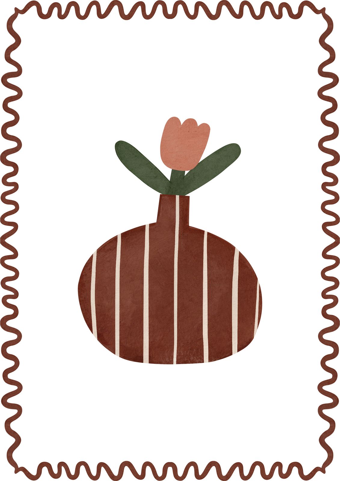 Poster - Vase with Tulip