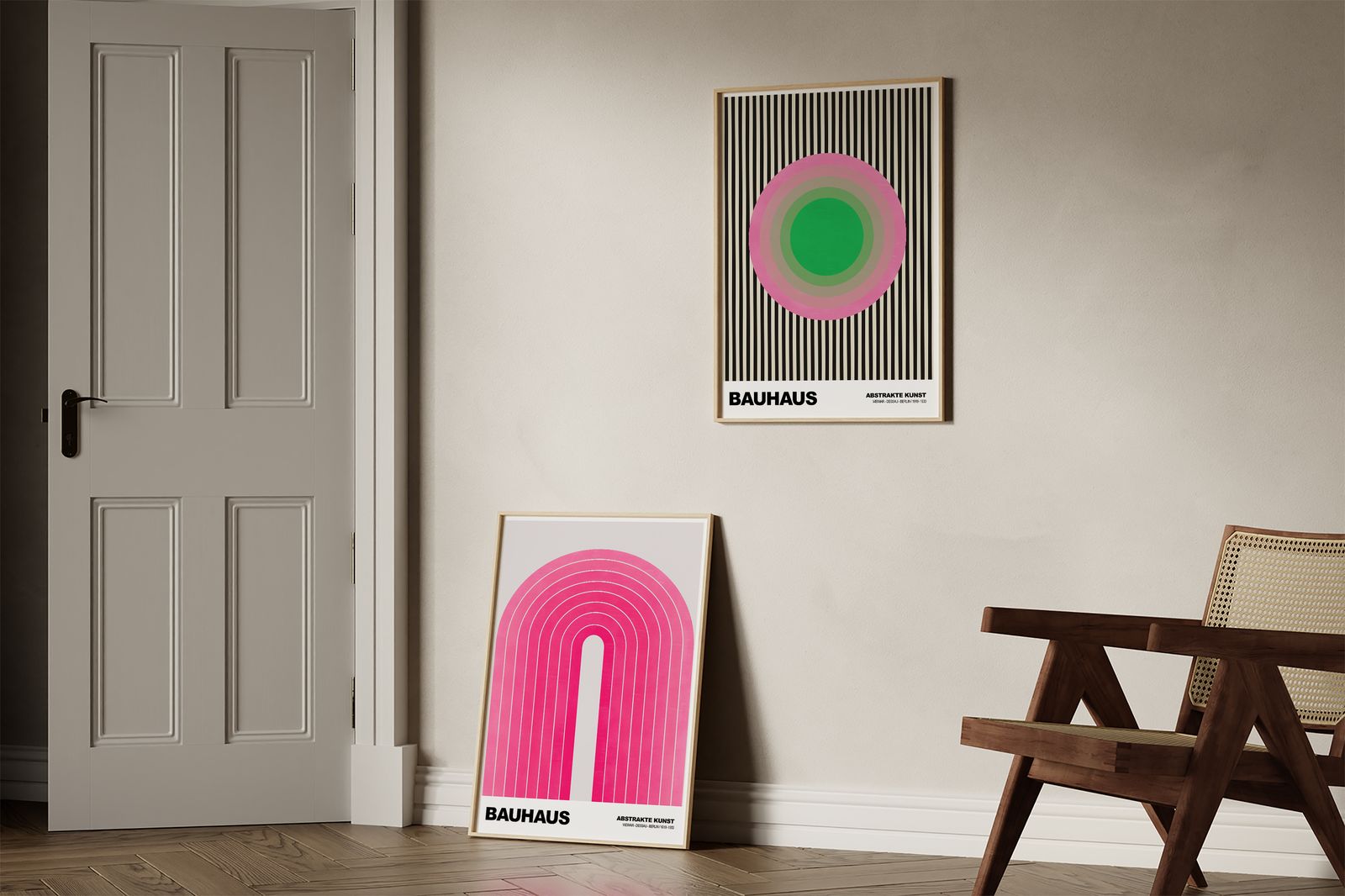 Poster - Bauhaus Abstract Art / Set of 2