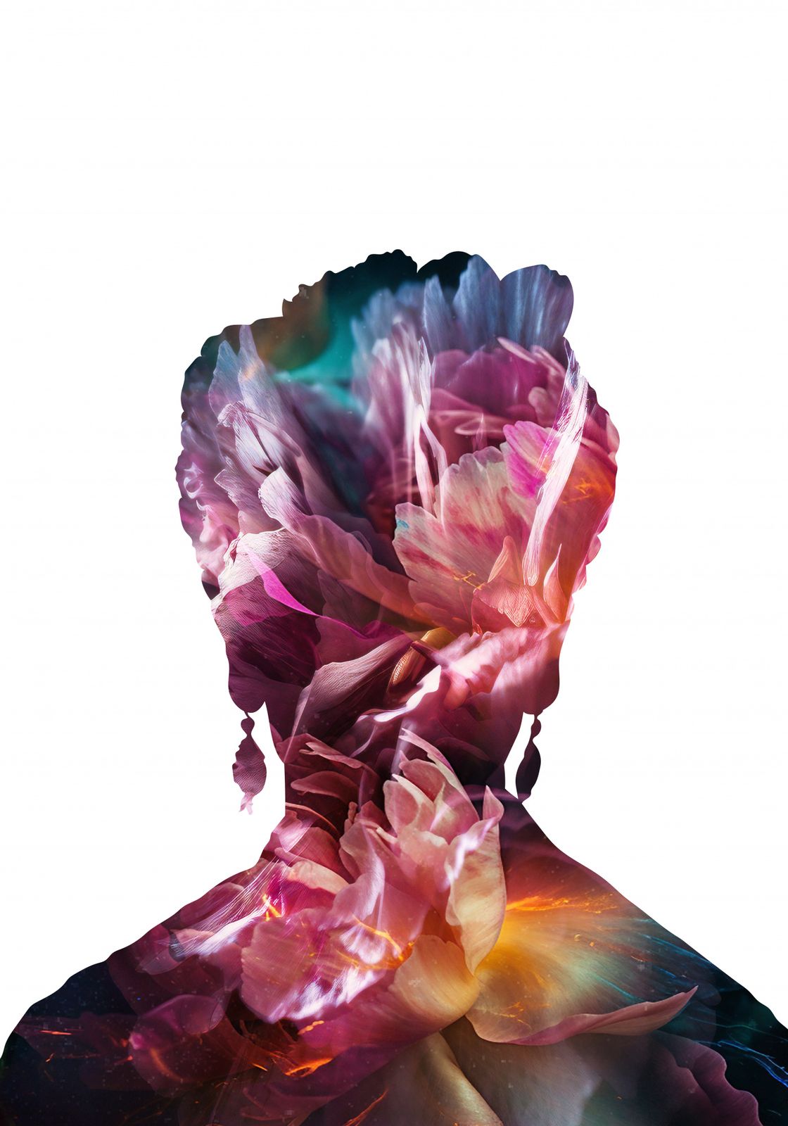 Poster - Floral Silhouette