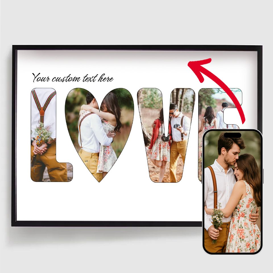 Personalised Posters - Love - Photo Upload