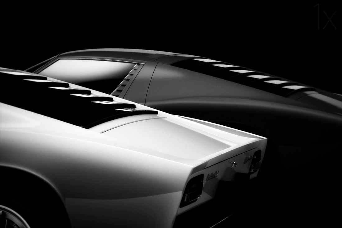 Poster - Classic Car Silhouette