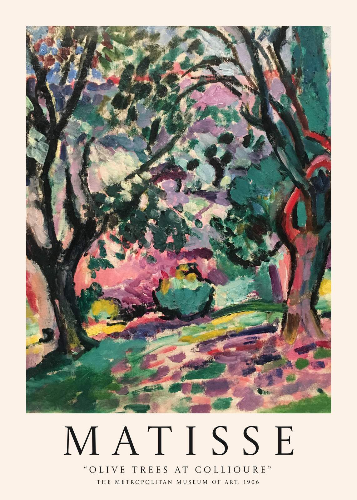 Poster - Olive Trees at Collioure