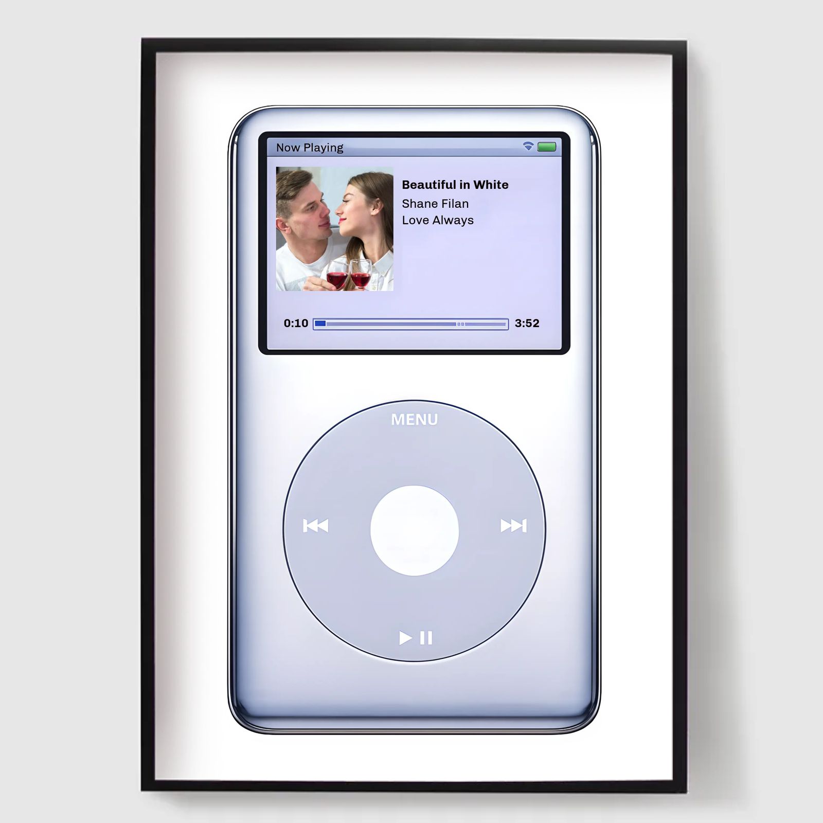 Personalised Poster - Custom iPod Music Player