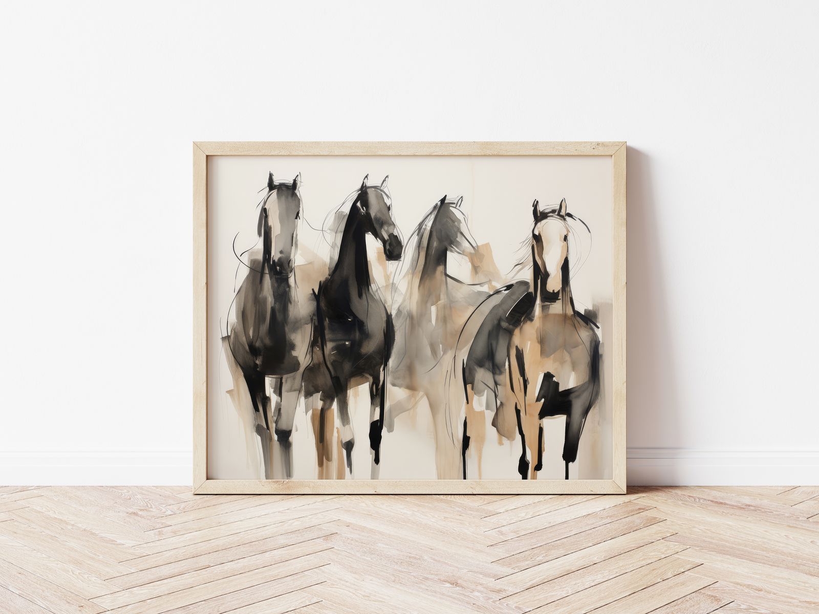 Poster - Abstract Horses