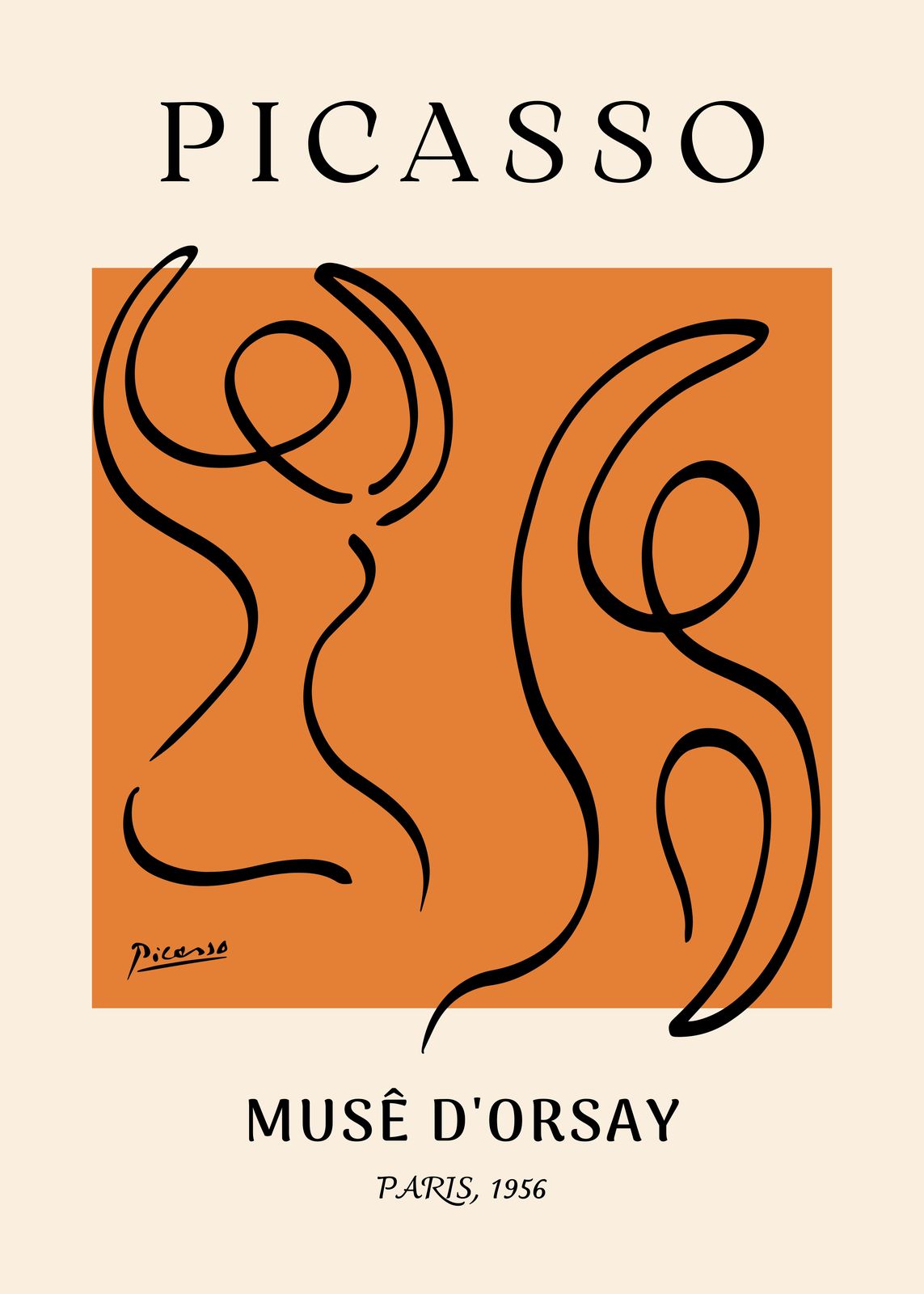 Poster - Picasso Artwork, Musêe D'Orsay