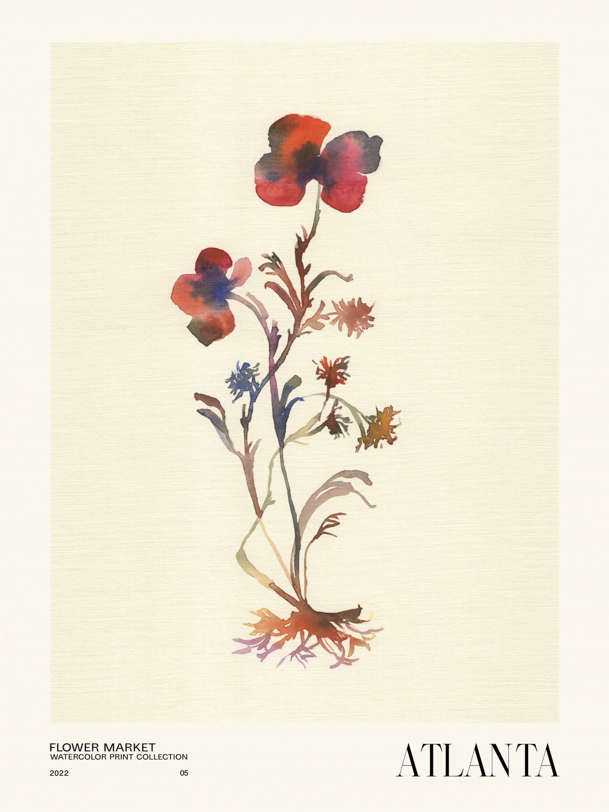 Poster - Flower Market Atlanta