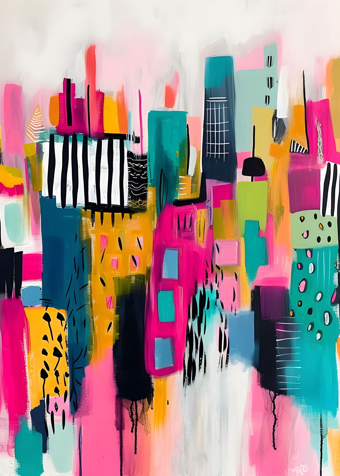 Poster - Abstract Cityscape