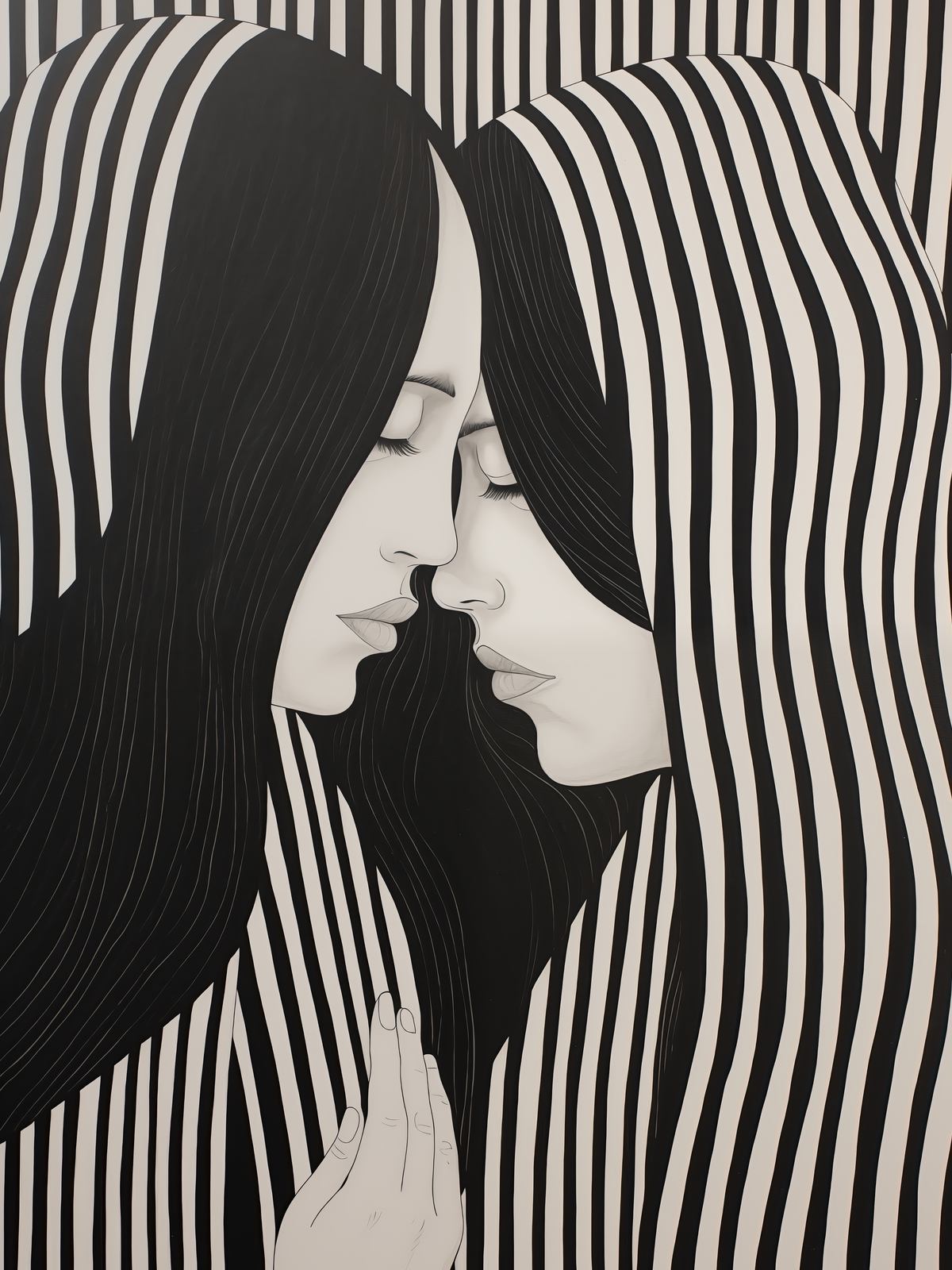 Poster - Black and White Intimacy