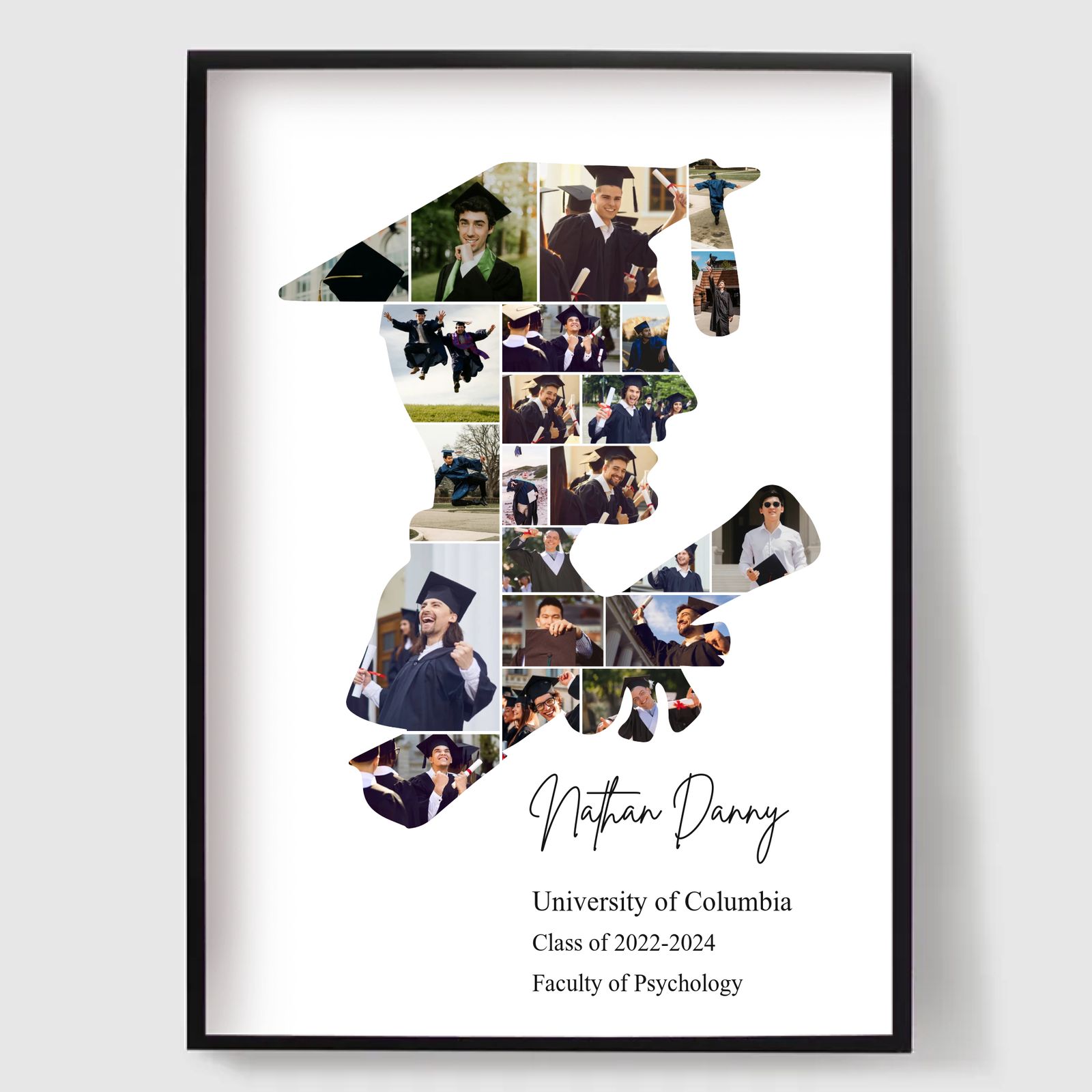 Personalised Poster - Graduation Photo Collage