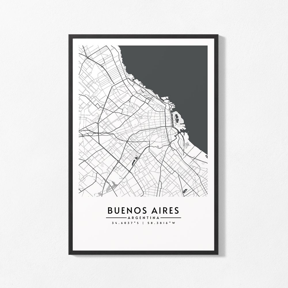 Poster - Buenos Aires Map