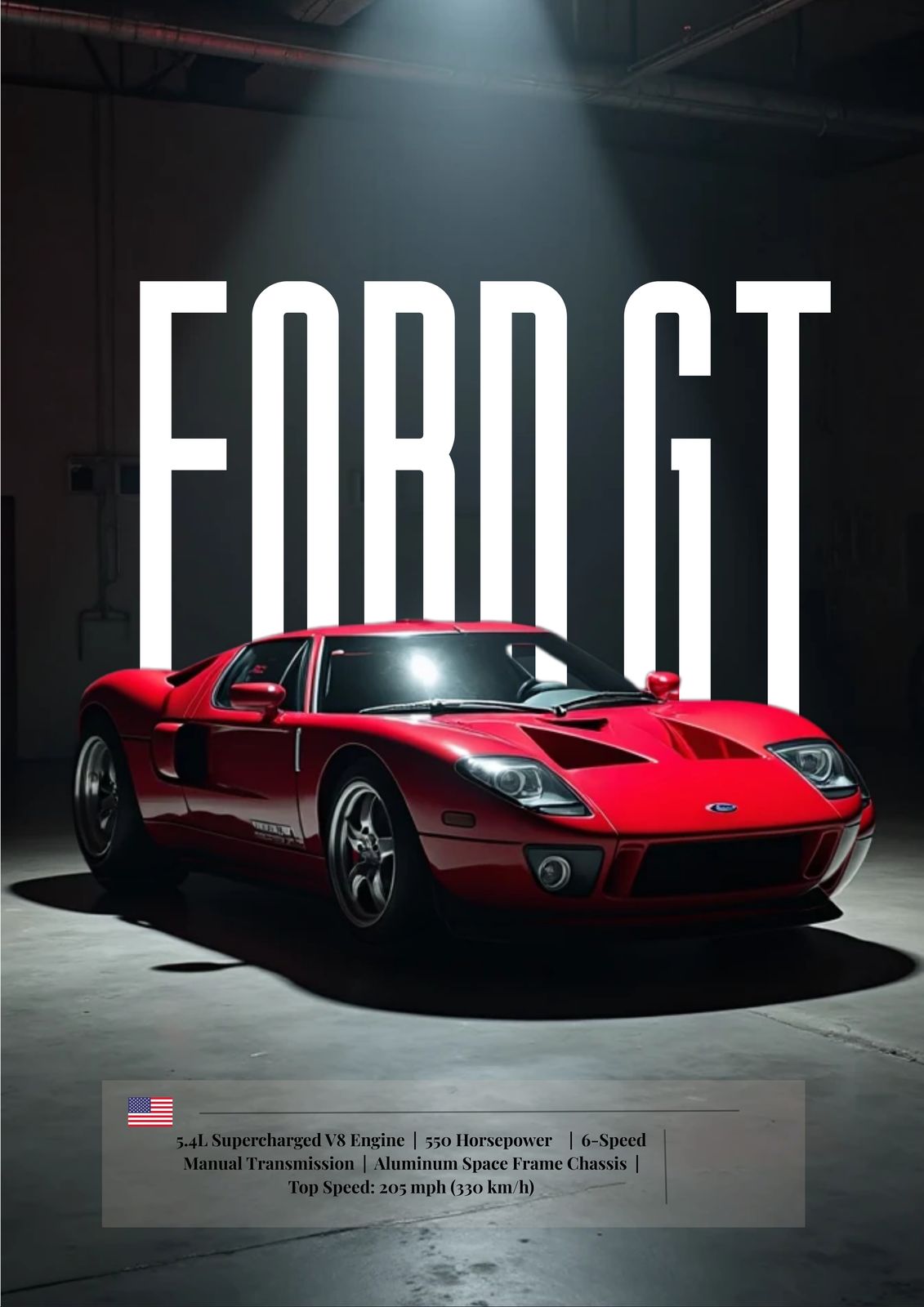 Poster - Ford GT