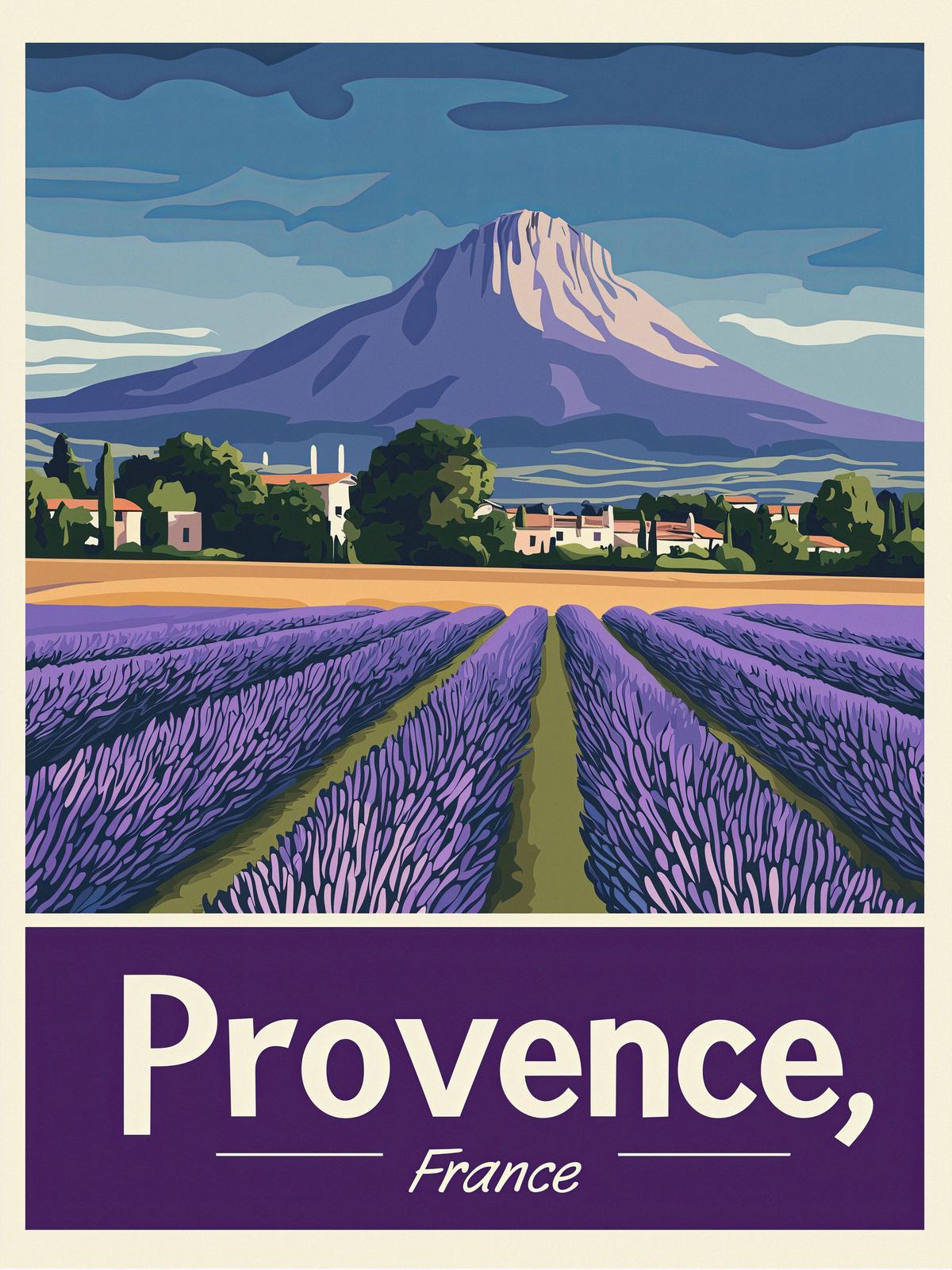 Poster - Provence, France