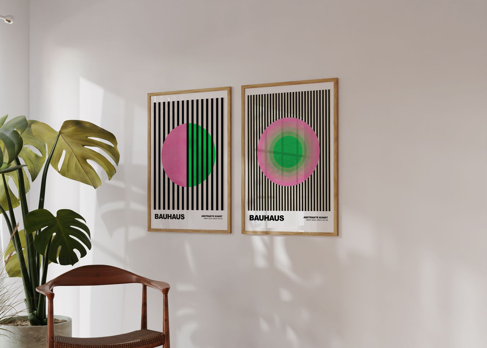 Poster - Bauhaus Abstract Art / Set of 2