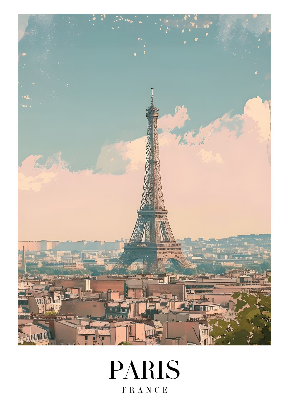 Poster - Eiffel Tower Paris