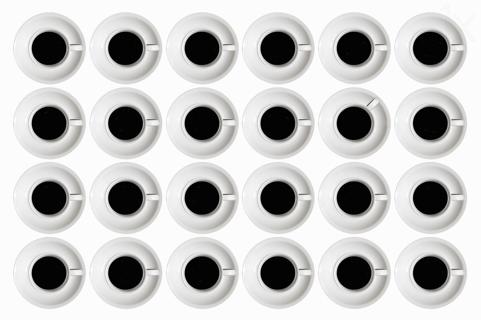Poster - Coffee Cups Pattern