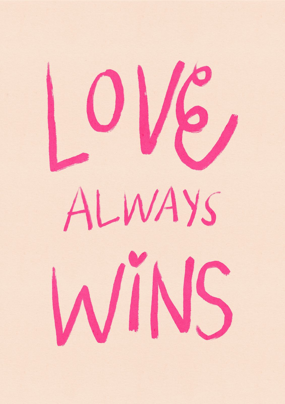 Poster - Love Always Wins