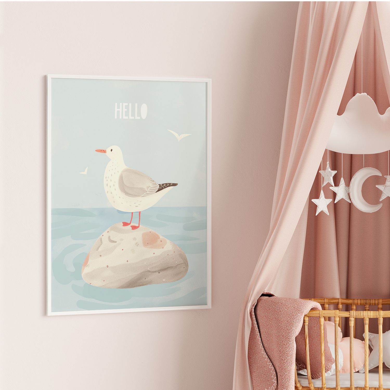 Poster - Seagull on a Rock