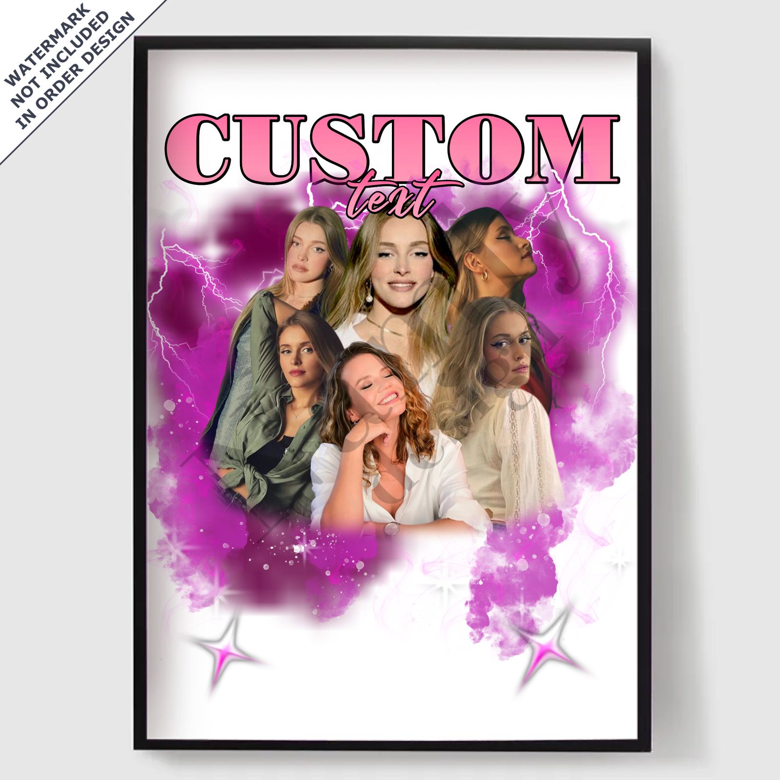 Personalised Poster - Custom Bootleg Style - AI Poster