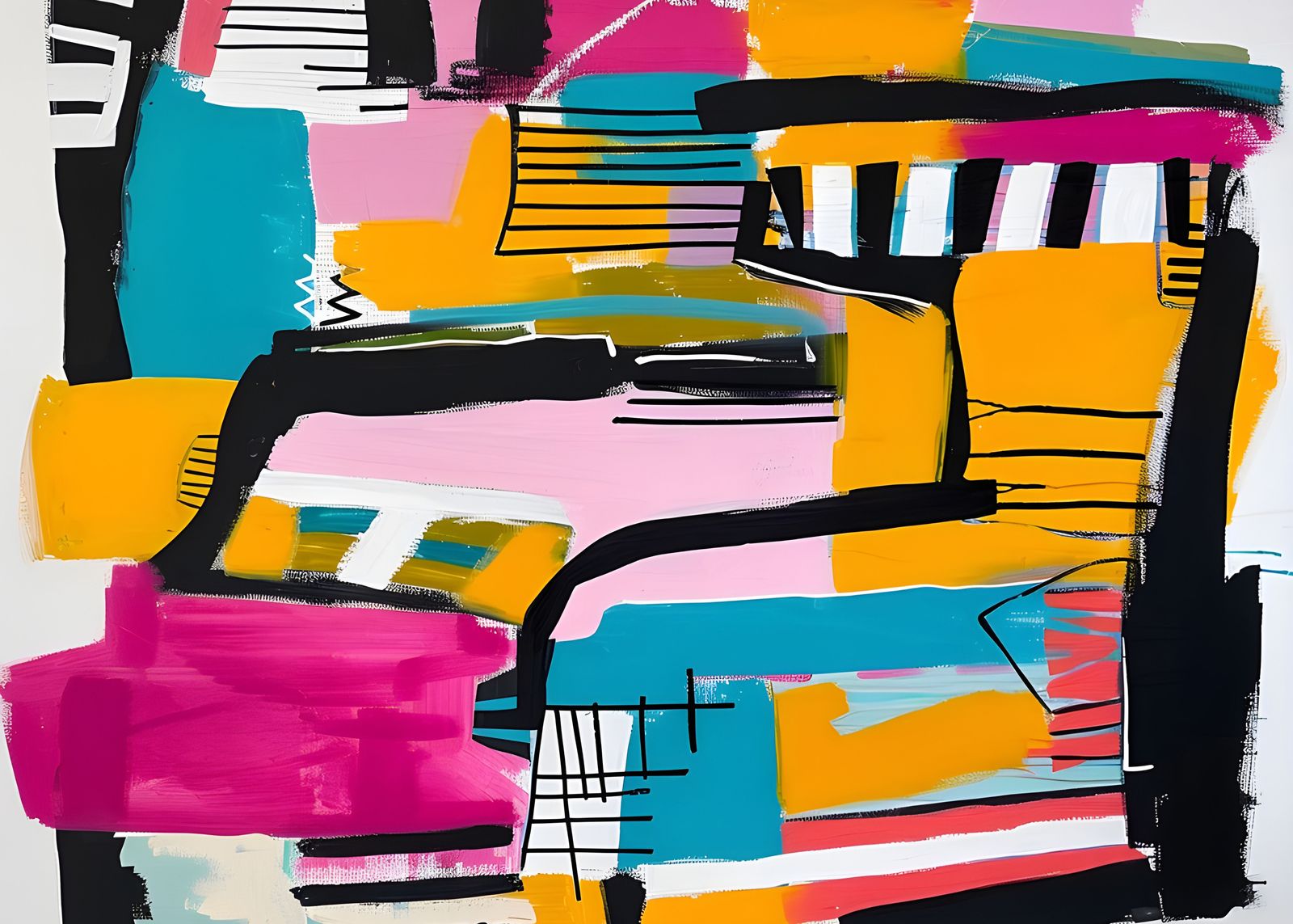 Poster - Abstract Color Blocks
