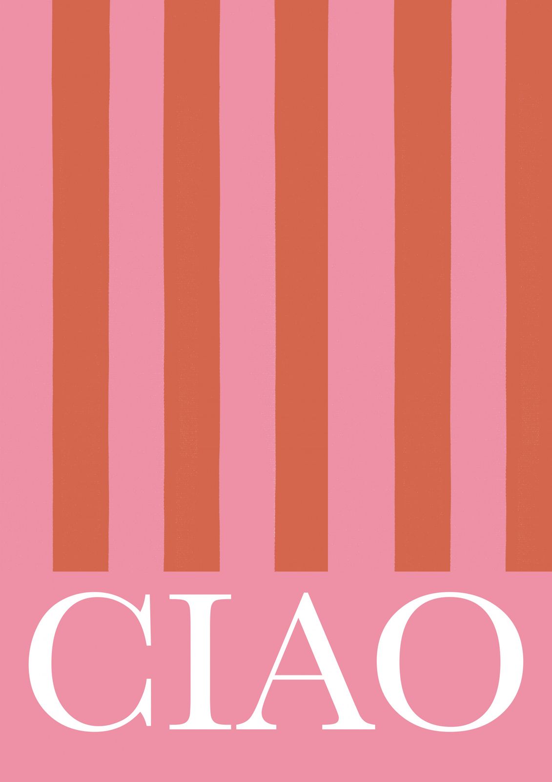 Poster - Ciao Stripes
