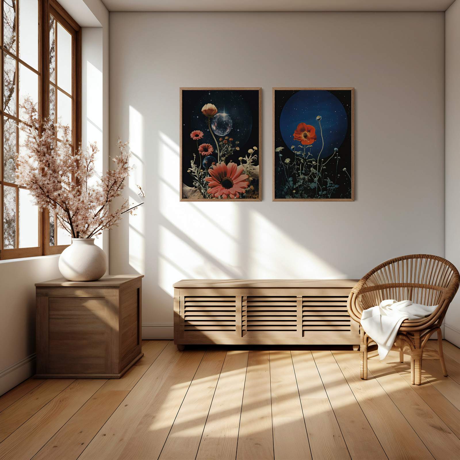 Poster - Cosmic Floral Set of 2