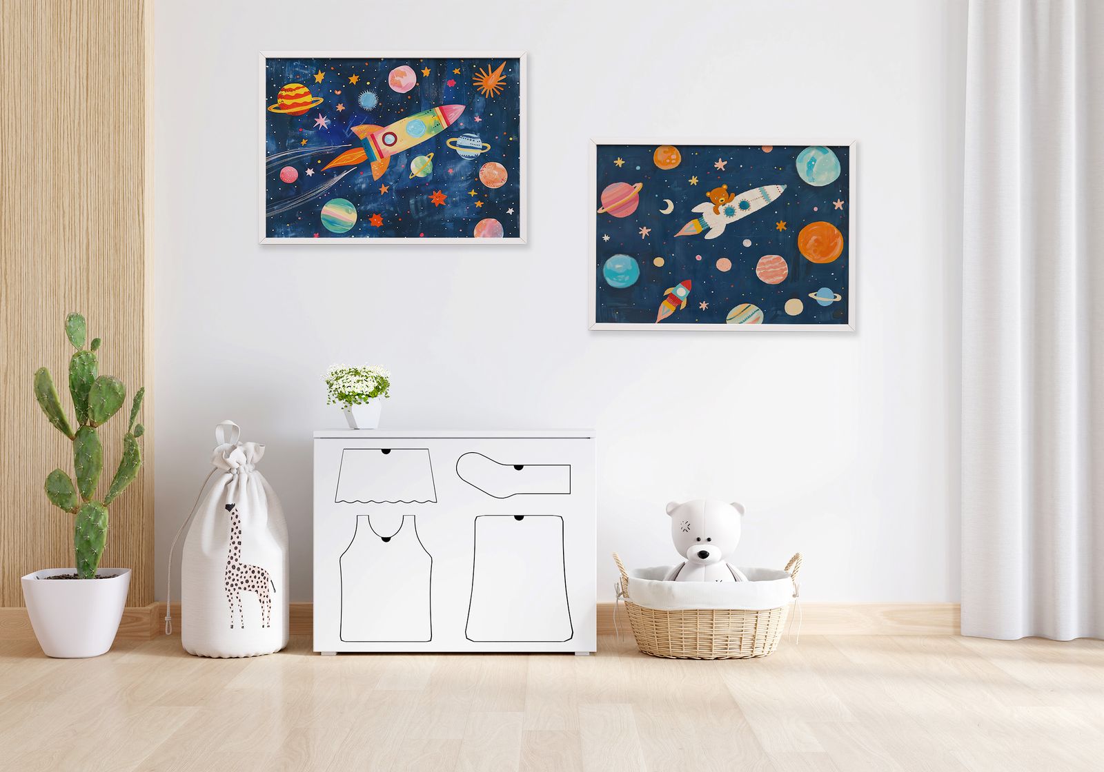 Poster - Space Adventures / Set of 2