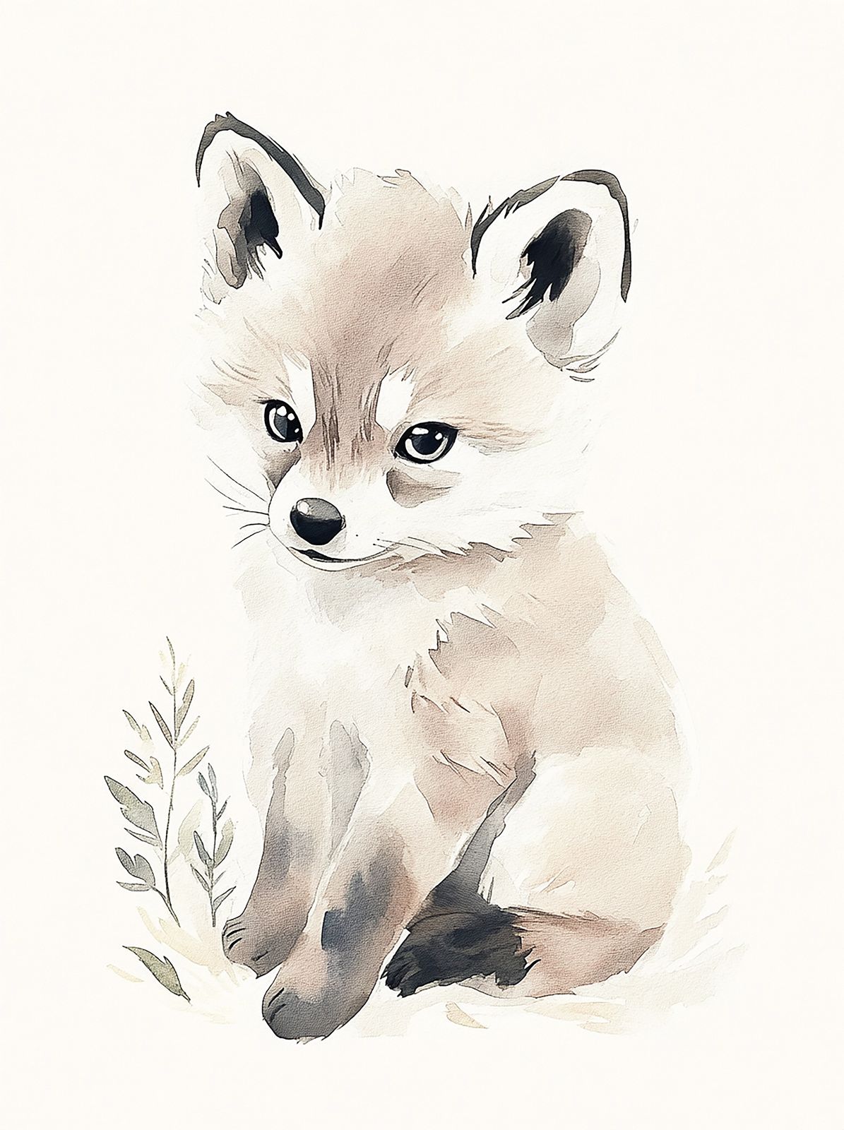 Poster - Fox Watercolour