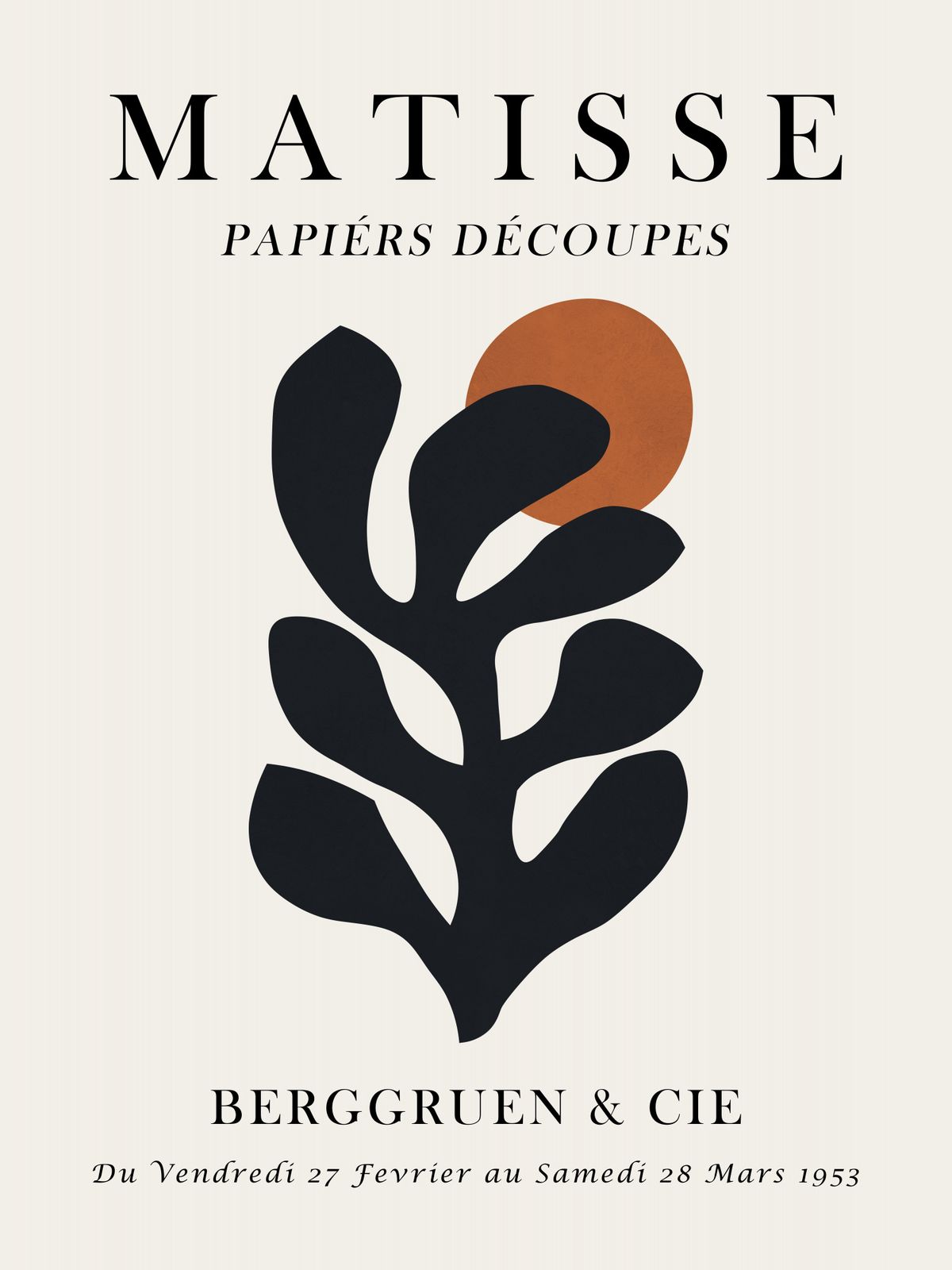 Poster - Matisse Papiérs Découpés