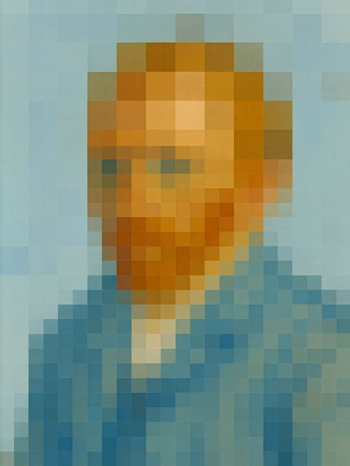 Poster - Pixel Art Van Gogh