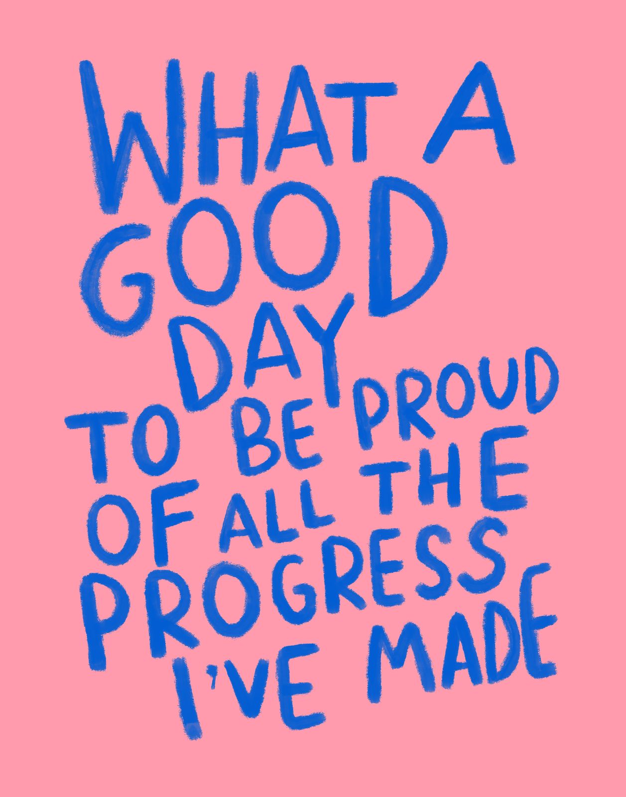 Poster - Motivational Progress Message