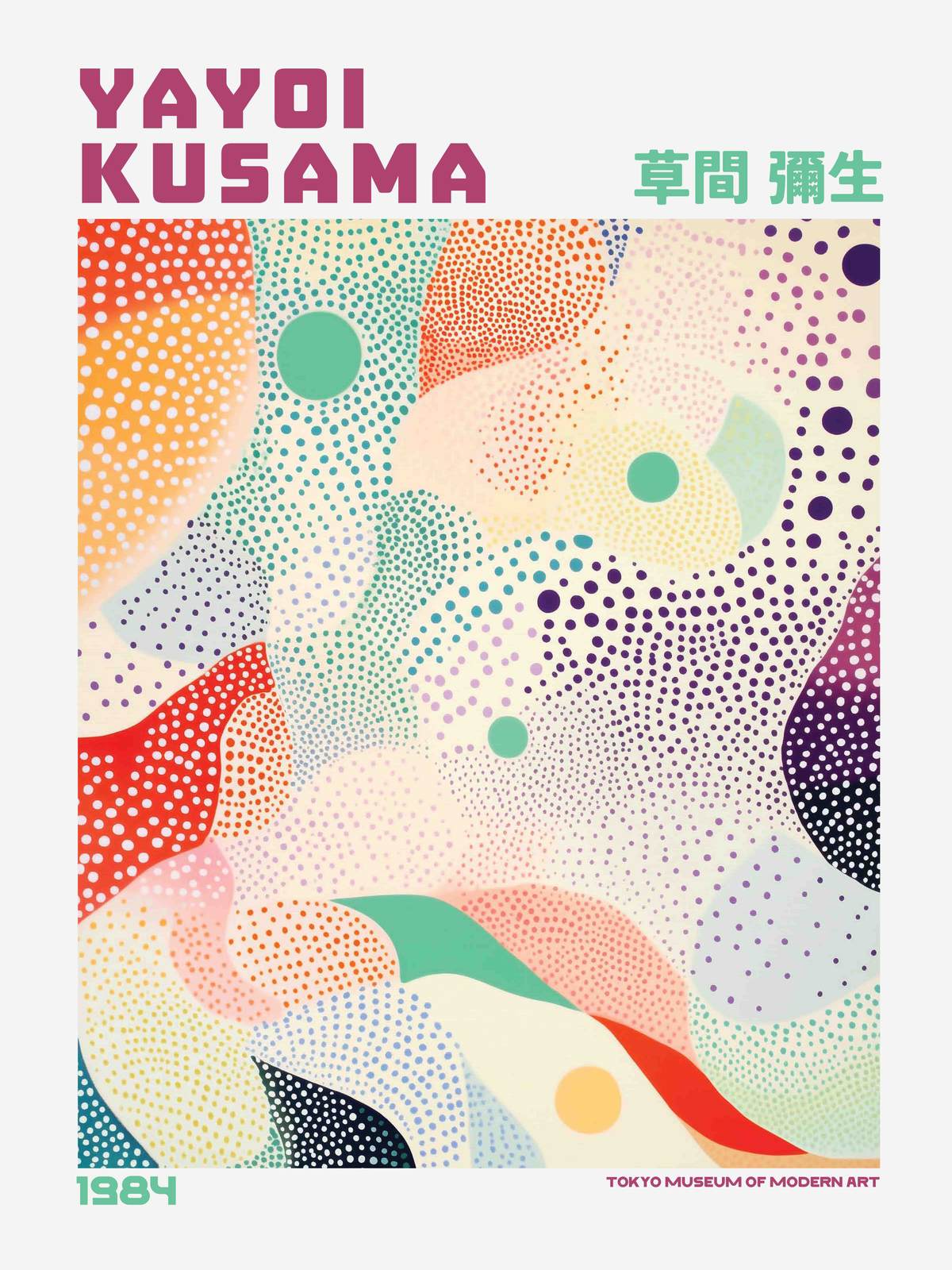 Poster - Yayoi Kusama Abstract