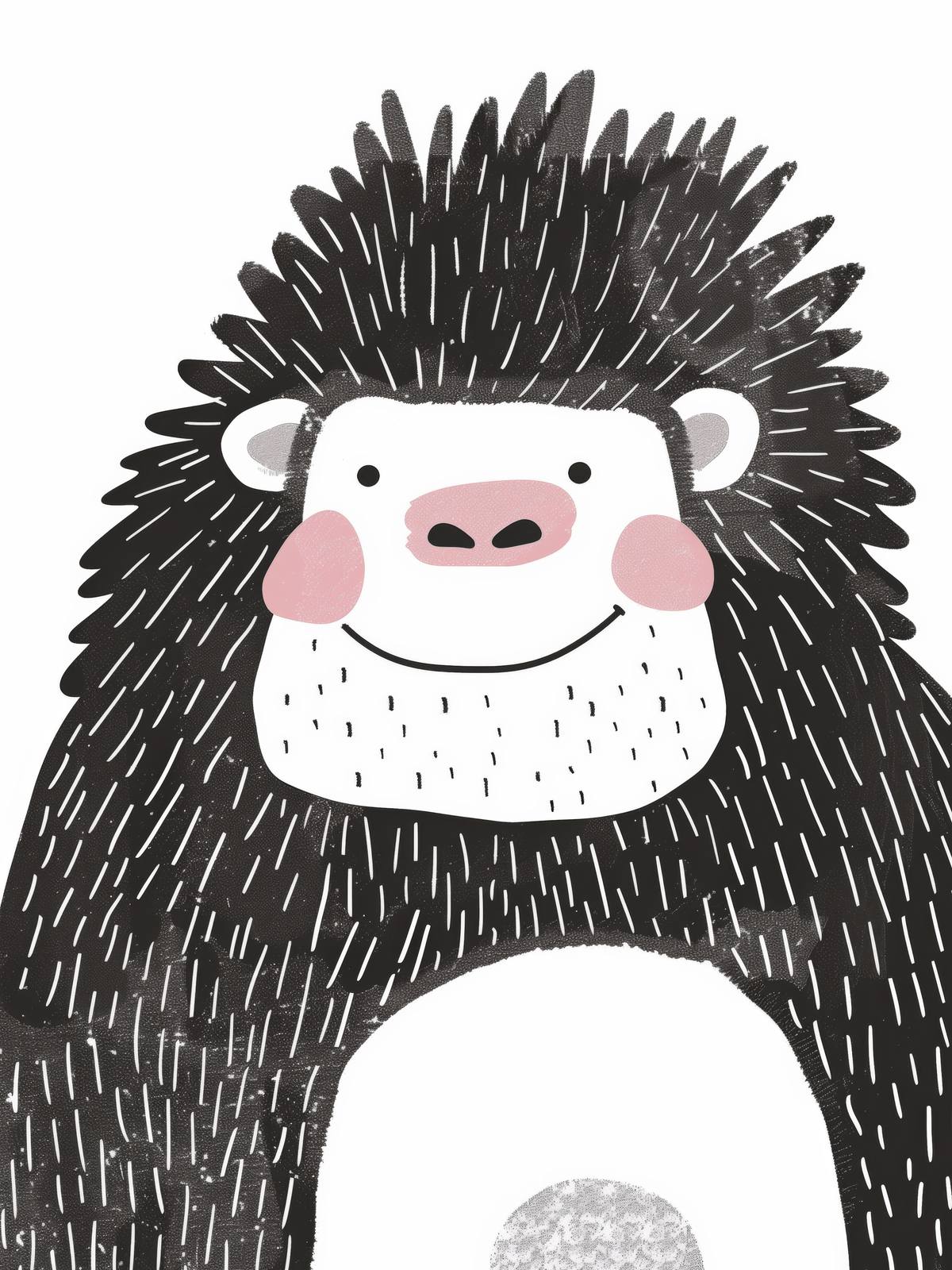 Poster - Smiling Hedgehog