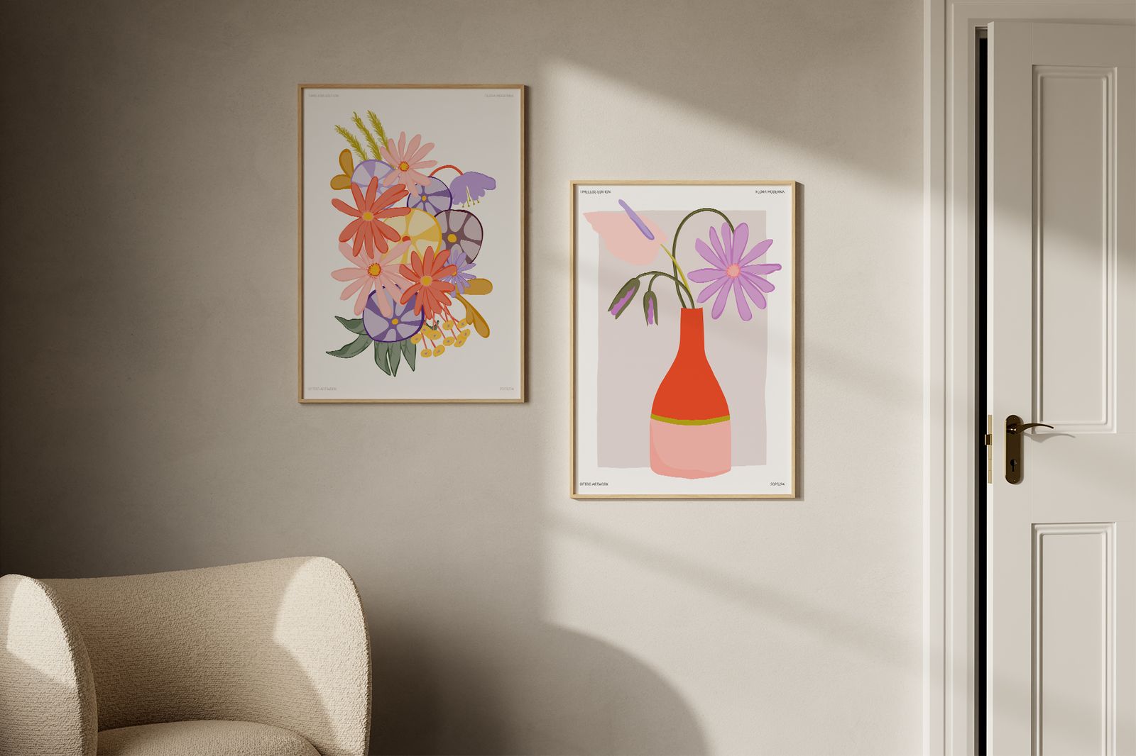 Poster - Flora Moderna / Set of 2
