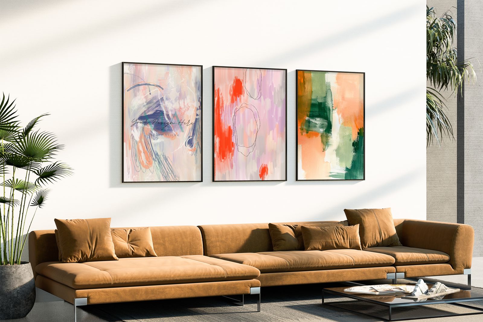 Poster - Abstract Art Collection / Set of 3