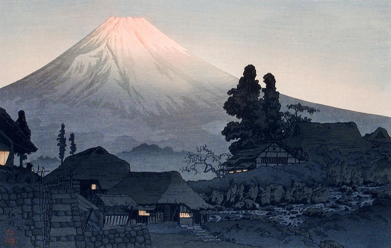 Poster - Mount Fuji Evening