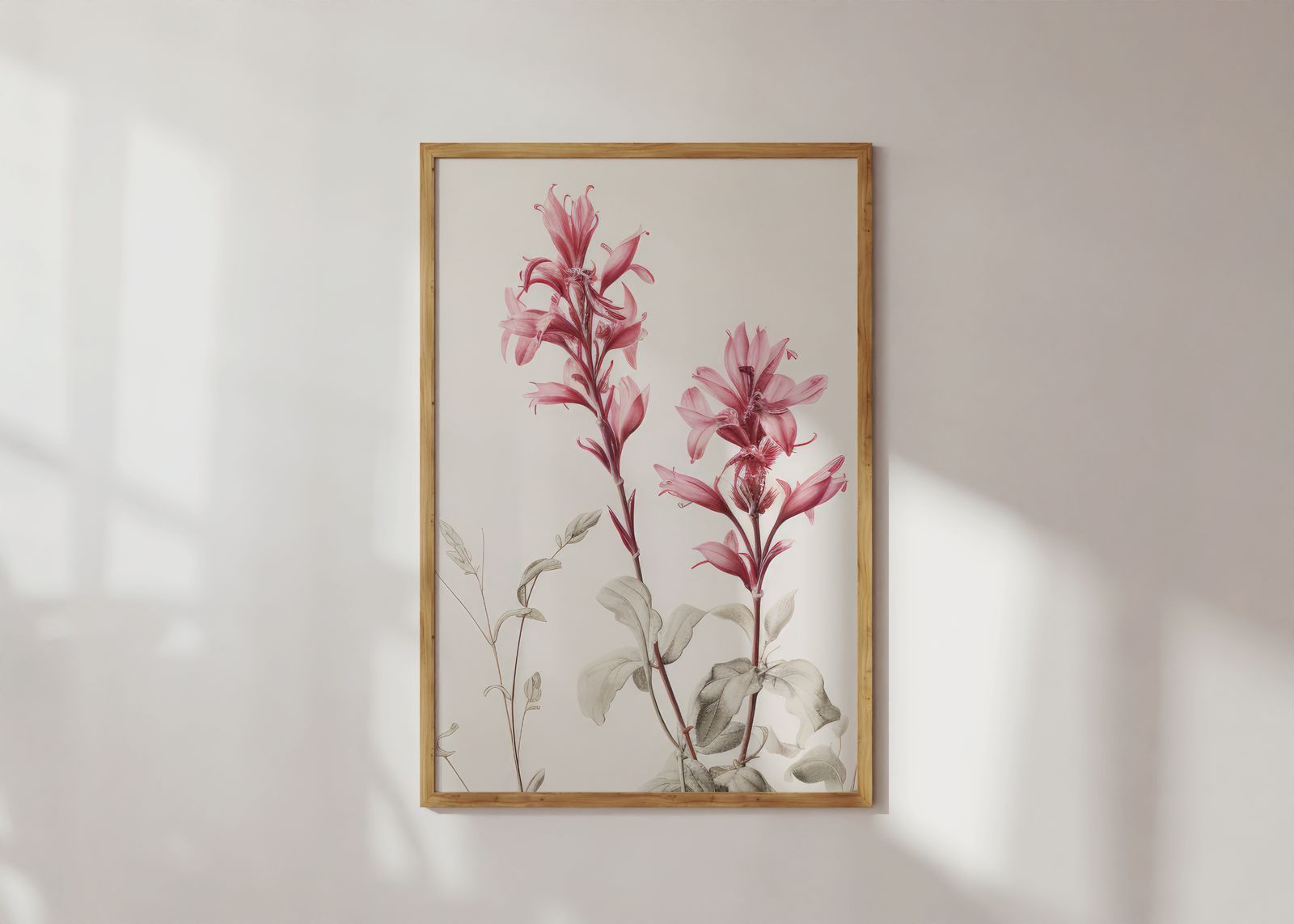 Poster - Pink Botanical Art