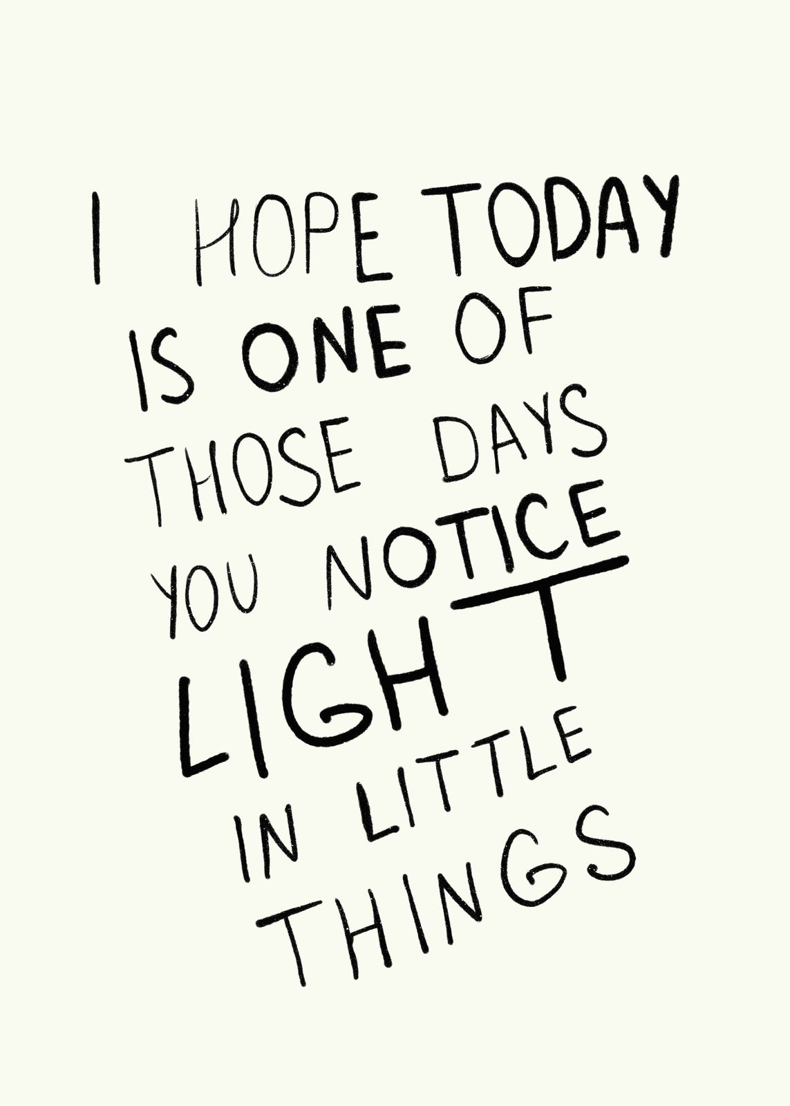 Poster - Light in Little Things