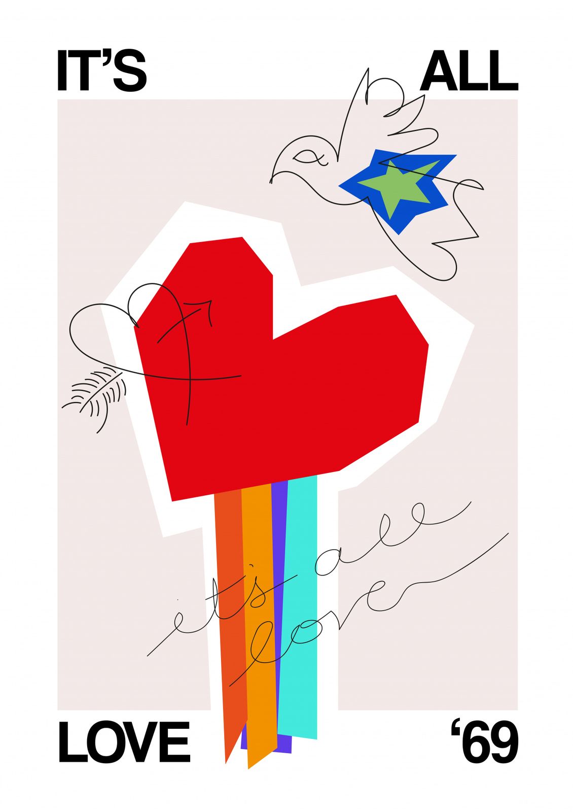 Poster - It's All Love