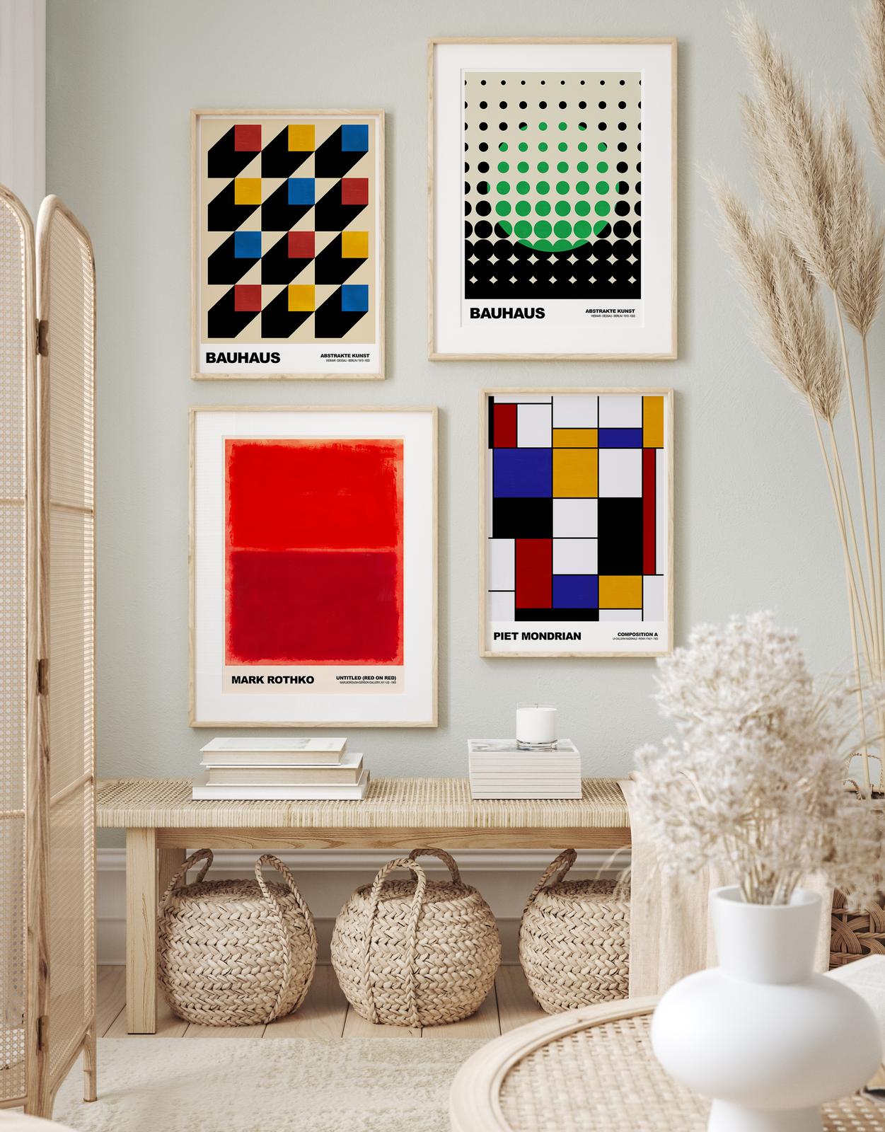 Poster - Bauhaus Art Collection / Set of 4