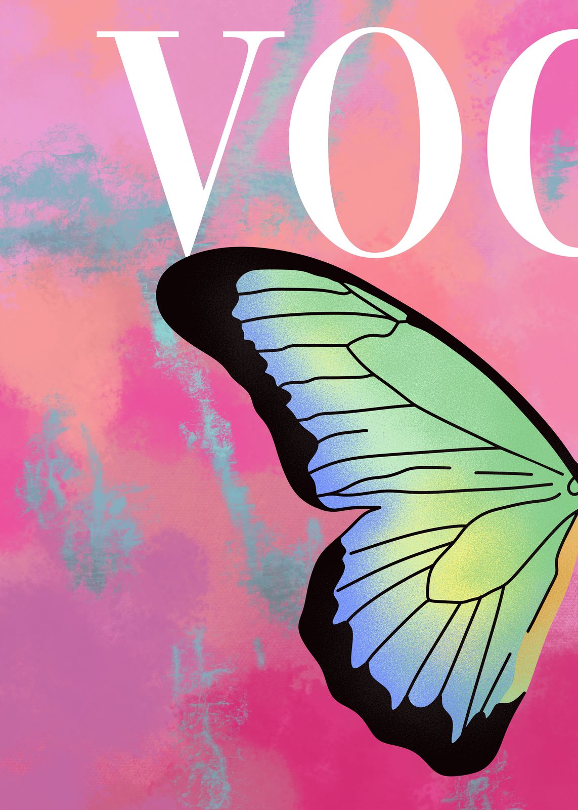 Poster - Butterfly Vogue