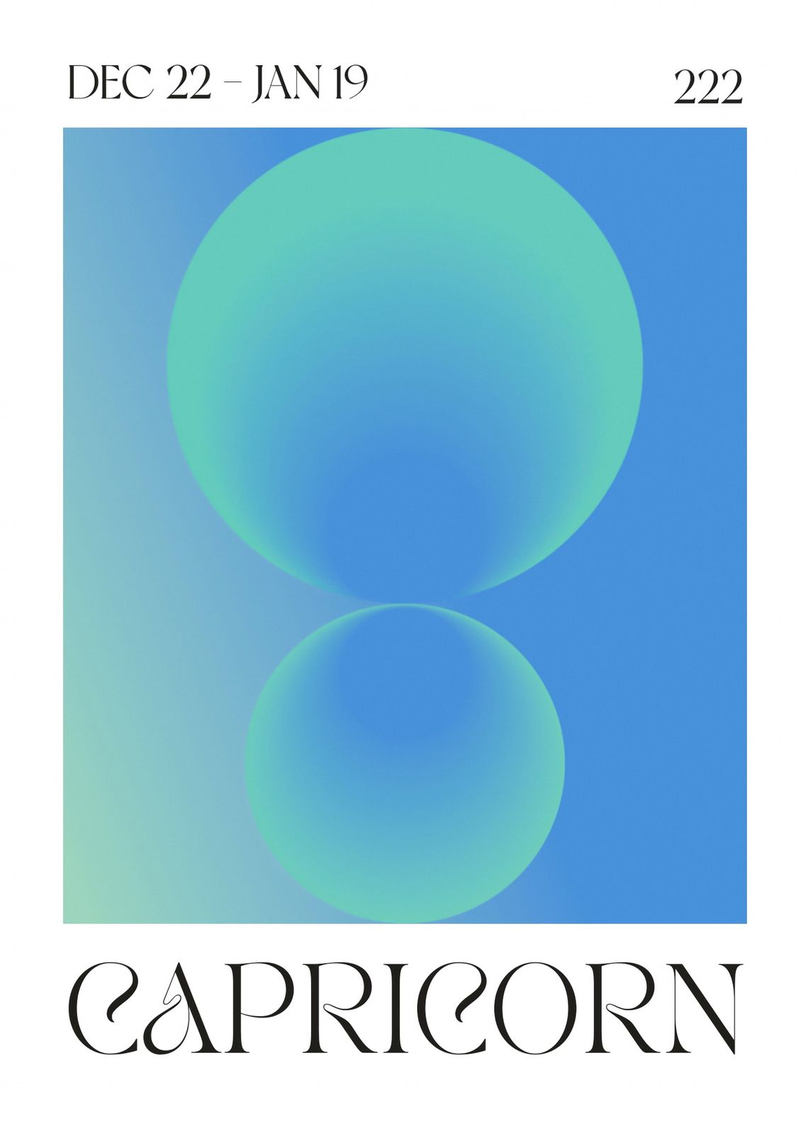 Poster - Capricorn Astrology