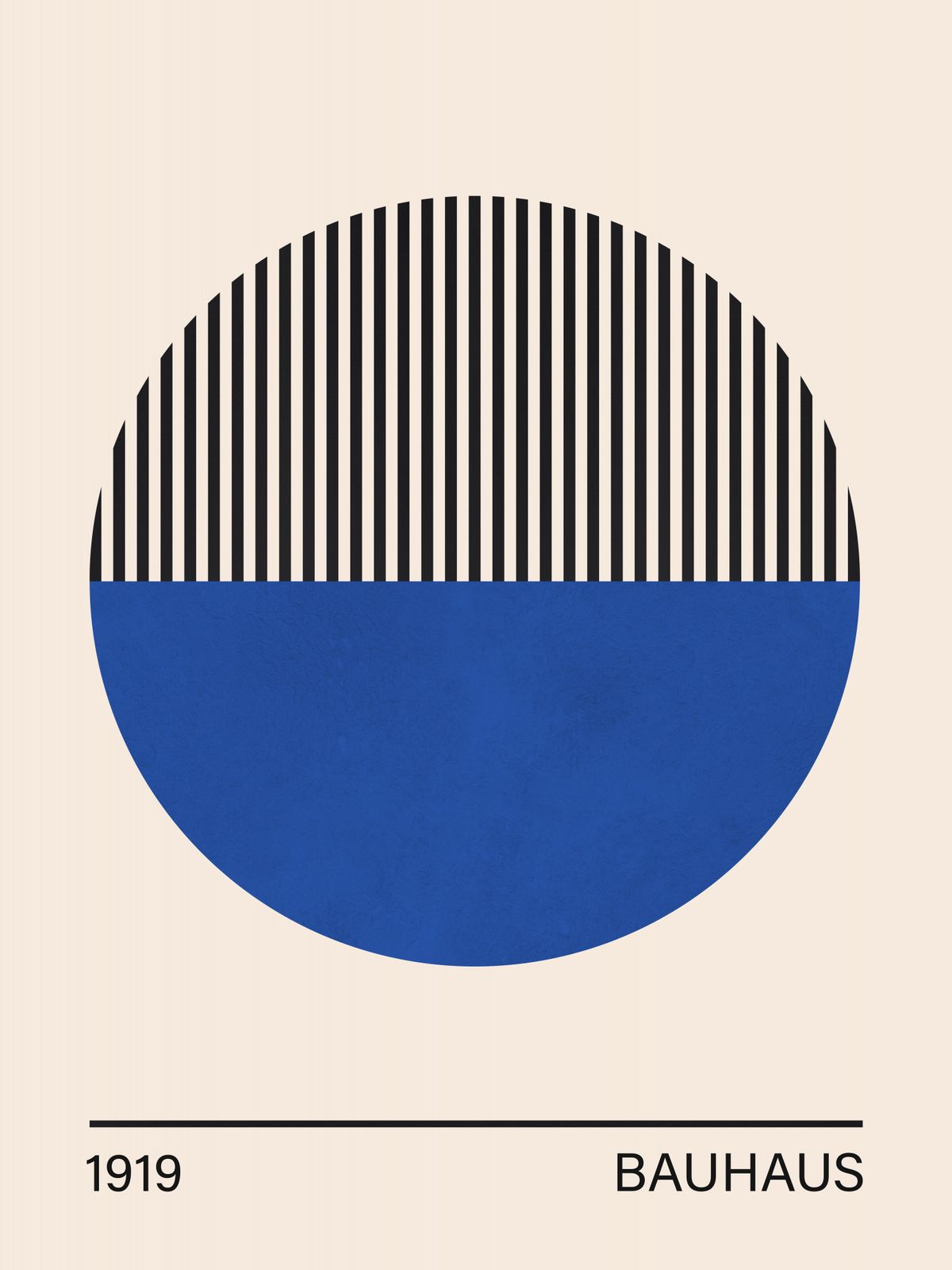 Poster - Bauhaus 1919